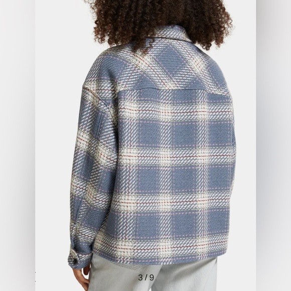 NWT - Scotch & Soda Women’s Lightweight Checked Woven Jacket - Size M - Picture 3 of 16